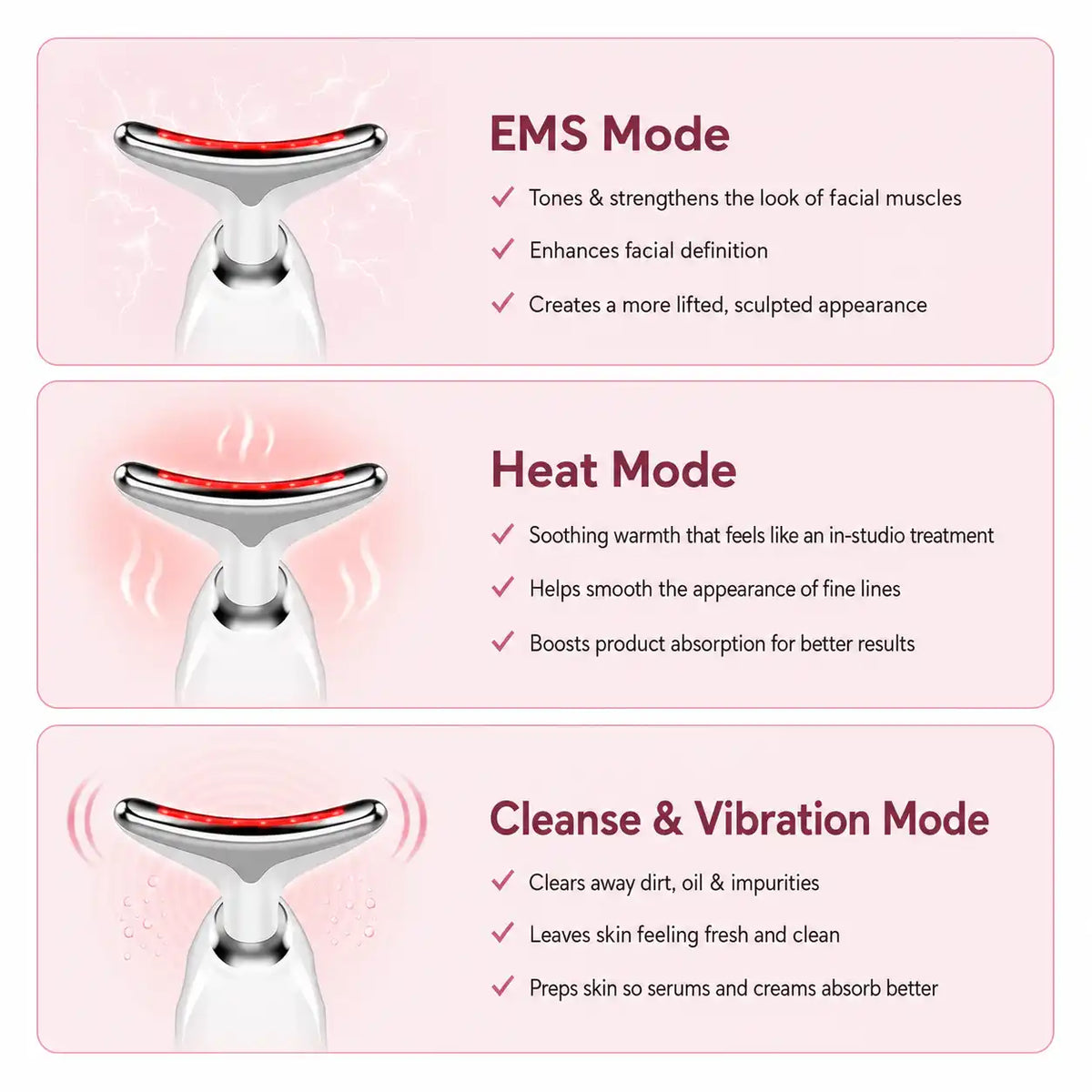 Vessune™ 7-in-1 LED Neck & Face Massager