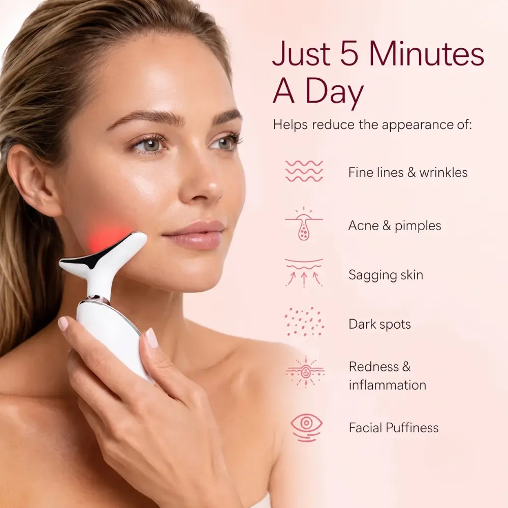 Vessune™ 7-in-1 LED Neck & Face Massager