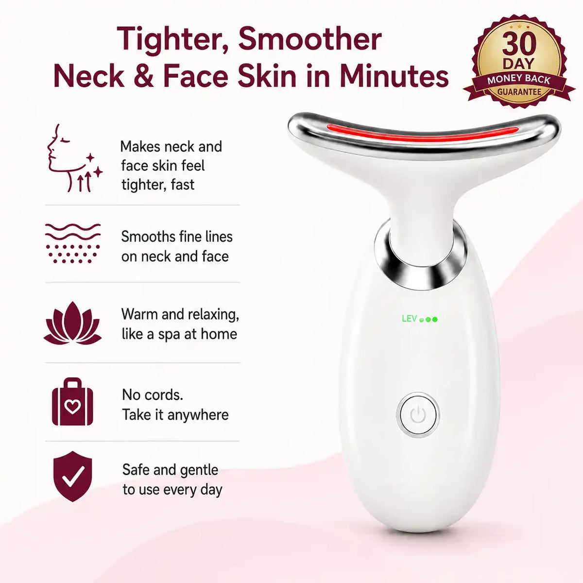 Vessune™ 7-in-1 LED Neck & Face Massager